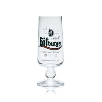 Bitburger Bier Glas 0,25l Pokal Tulpe WM 2006 Edition...