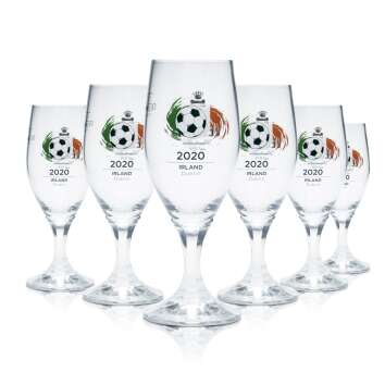 6x Veltins Glas 0,2l Bier Gläser Tulpe Pokal EM 2020...