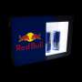Red Bull Leuchtreklame Small Illuminated Kiosk Display für 2 Dosen Glotifier