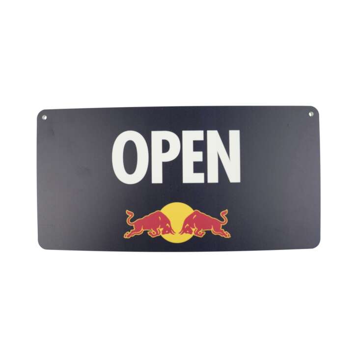 Red Bull Türschild Door Sign Open Closed Laden Geschäft Kneipe Werbung Bar