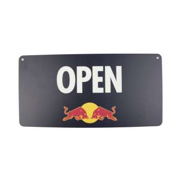 Red Bull Türschild Door Sign Open Closed Laden...