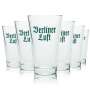 6x Berliner Luft Glas 0,33l Tumbler Becher Gläser Longdrink Pfeffi Schilkin Bar