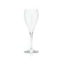 6x Pommery Champagner Glas 0,19l Flöte Kelch Sekt Secco Gläser Gastro Geeicht
