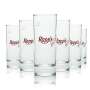 6x Rapps Glas 0,2l Becher Longdrink Gläser Geeicht Gastro Saft Wasser Schorle
