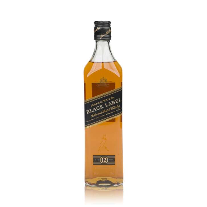 1x Johnnie Walker Whiskey volle Flasche Black Label 0,7l