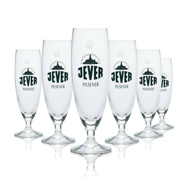 12x Jever Glas 0,2l Tulpe Pokal Pilsener Bier Gläser Brauerei Gastro Geeicht