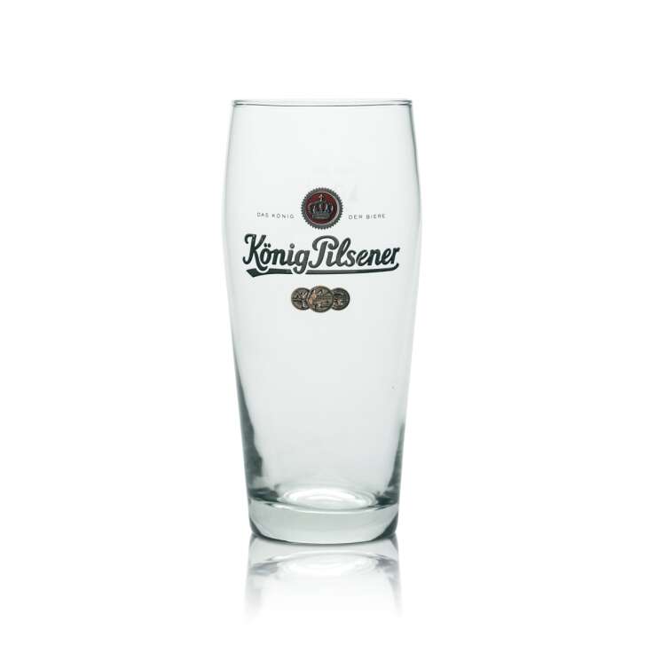 12x König Pilsener Glas 0,2l Willi Becher Bier Gläser Brauerei Gastro Geeicht