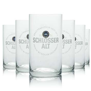12x Schlösser Alt Bier Glas 0,2l Willi Becher Stange...