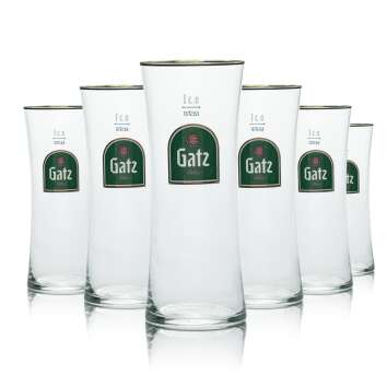 6x Gatz Glas 0,3l Alt Bier Stange Becher Gläser...