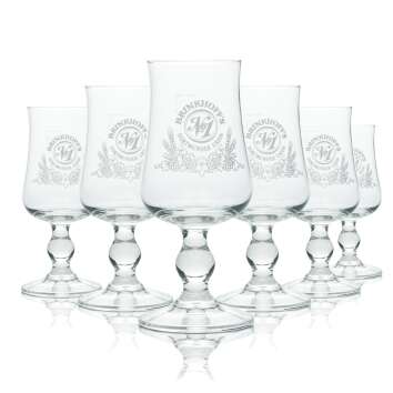 6x Brinkhoffs Glas 0,2l Pils Tulpe Bier Pokal Gläser...