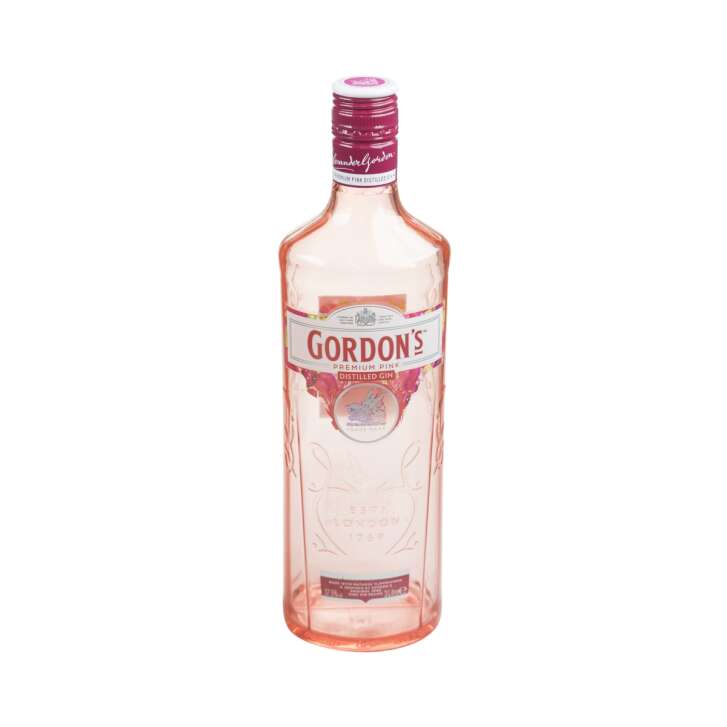 Gordons Show Flasche !Leer! 3l XXL Magnum Deko Bottle Pink Gin Gastro Werbe