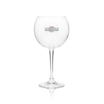 6x Martini Wermut Glas Ballon mit weiß Logo