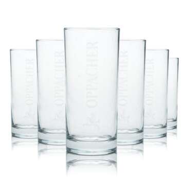 12x Oppacher Glas 0,4l Becher Gläser Mineral Wasser...