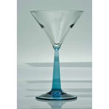 6 Bombay Sapphire Gin Glas 0,1l Martiniglas altes Design neu