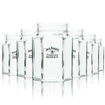6x Jack Daniels Glas 0,4l Mason Jar Krug Ohne Henkel...