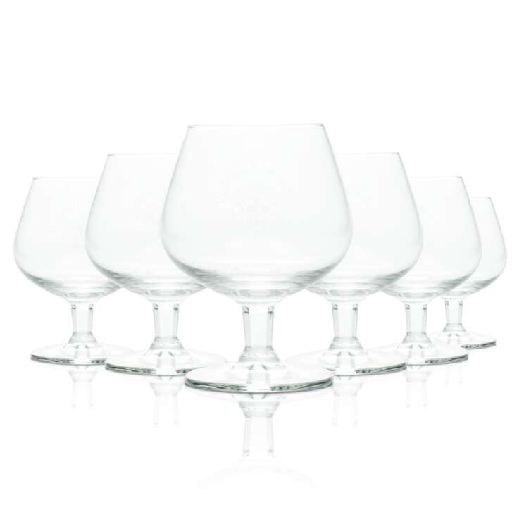 6x Vecchia Romagna Glas 0,25l Cognac Weinbrand Schwenker Gläser Longdrink
