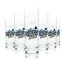 6x Trade Islands Glas 0,2l Eistee Becher Gläser Longdrink Wasser Limo Softdrink