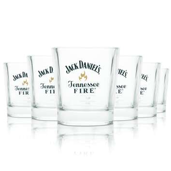 6x Jack Daniels Whiskey Glas 0,27l Tumbler Longdrink...