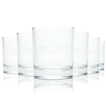 6x Jack Daniels Whiskey Glas 0,27l Gentleman Jack Tumbler...