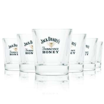 6x Jack Daniels Glas 0,27l Whiskey Tumbler Gläser...