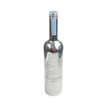 Belvedere Show Flasche !Leer! 1,75L Deko Bottle Silber...