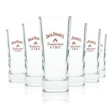 6x Jack Daniels Whiskey Glas 0,35l Cocktail Longdrink...