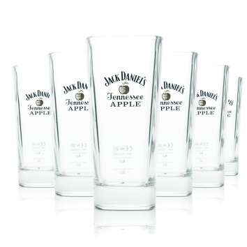 6x Jack Daniels Whiskey Glas 0,35l Cocktail Longdrink...
