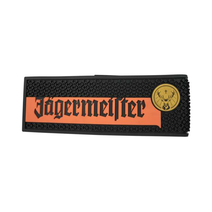 Jägermeister Barmatte Abtropfmatte Antirutsch Serviceunterlage Tropfschutz für Gläser