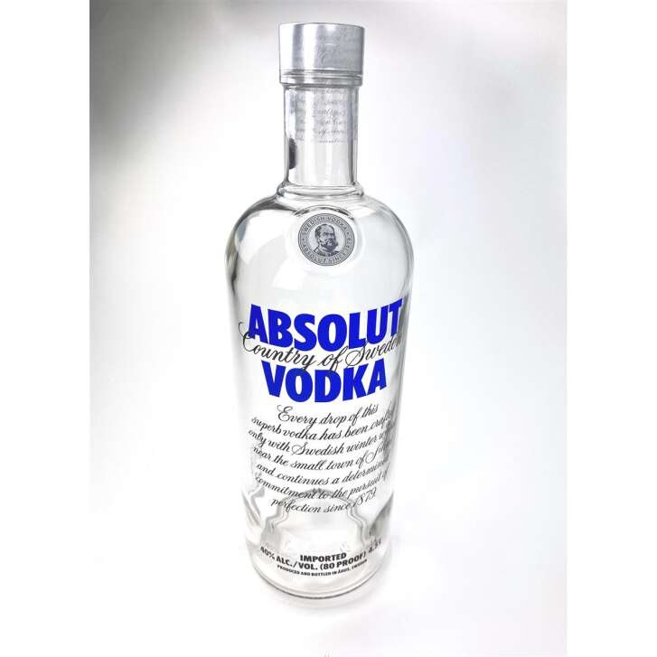 1x Absolut Vodka Showflasche 4,5l mit Karton