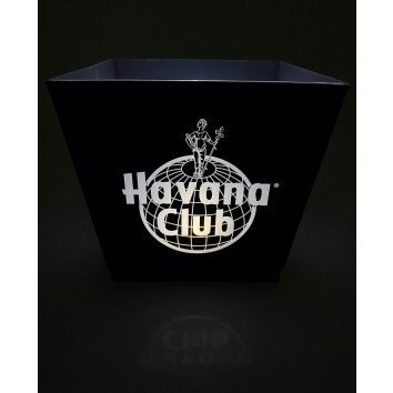 1x Havana Rum Kühler LED schwarz 4 eckig