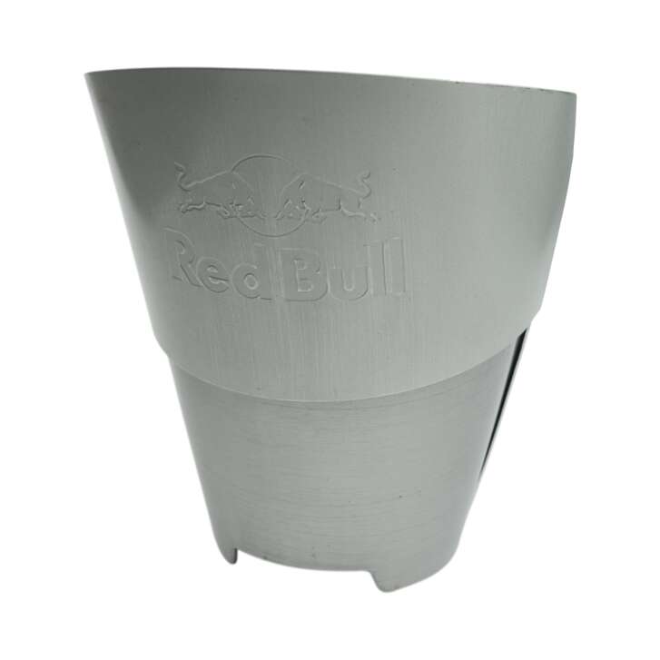 Red Bull Energy Kühler Metall Einsatz Gebraucht Eisbox Dosen Flaschen Eiswürfel Ice Bucket