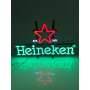 1x Heineken Bier Leuchtreklame Neon Schriftzug klein