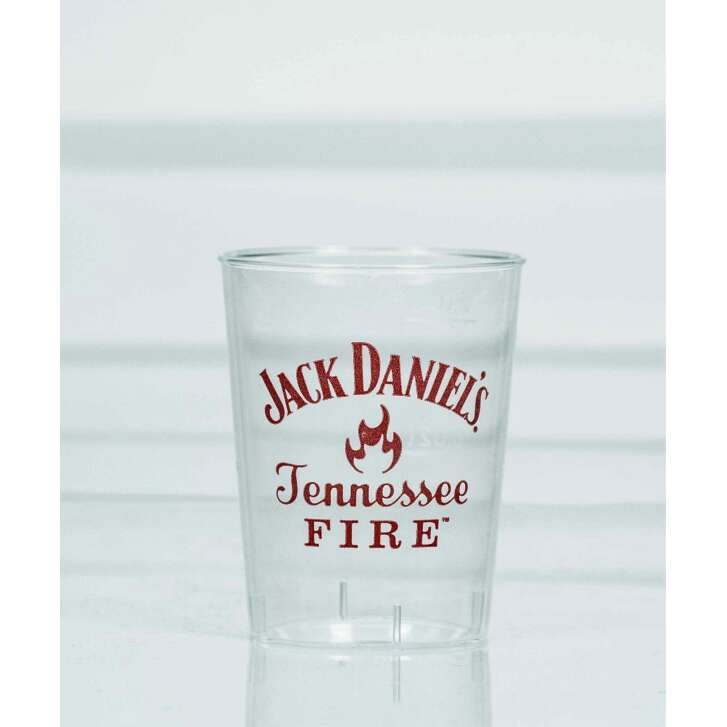50x Jack Daniels Whiskey Einweg Shot Fire Becher