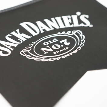Jack Daniels Whiskey Wimpel Schwarz Kette Fahne Zimmer Party Papier Fans Deko