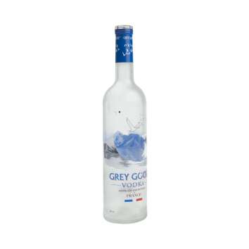 Grey Goose Vodka 0,7l leere Flasche Deko Lampe Spardose Empty Bottle Bar Dummy