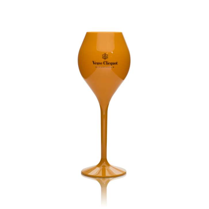 Veuve Clicquot Kunststoff Stielglas 0,2l Kelch Champagner Sekt Gläser Gastro