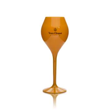 Veuve Clicquot Kunststoff Stielglas 0,2l Kelch Champagner...