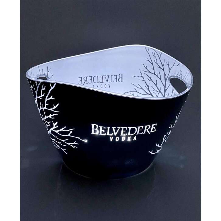 1x Belvedere Vodka K&uuml;hler Single LED silber