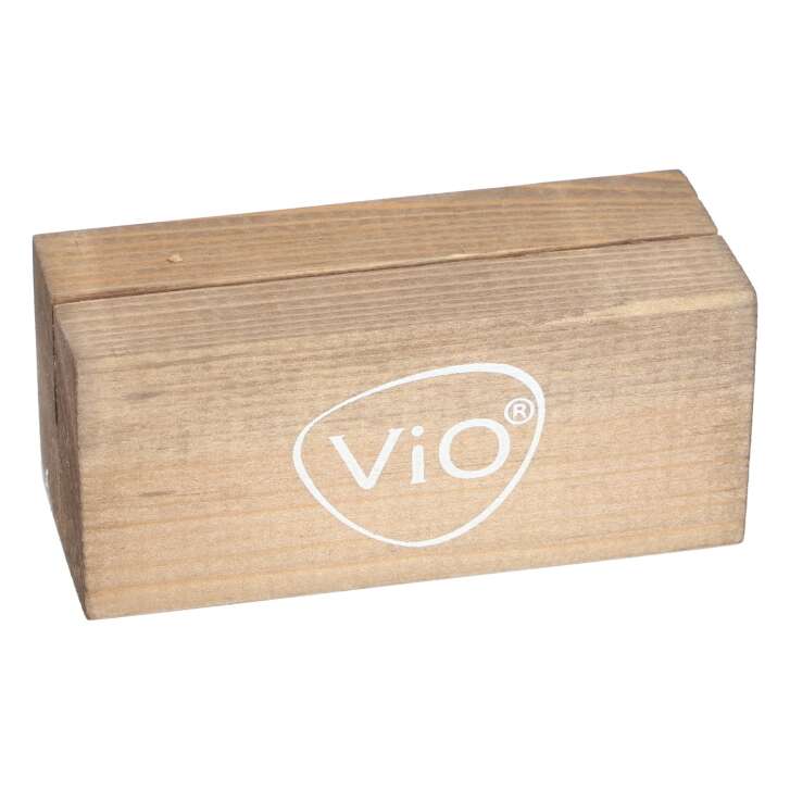 Vio Tischaufsteller Kartenhalter Flyerhalter Holz Werbeaufsteller Gastrobedarf