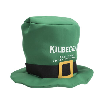 1x Kilbeggan Whiskey Hut gr&uuml;n St. Patricks Day