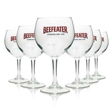 6x Beefeater Glas 0,62l Ballon Gläser Gint-Tonic...