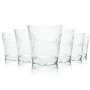 6x Fuzetea Glas 0,375l Eisteeglas Konturglas Becherglas Limoglas Gläser Set