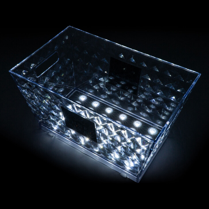 Three Sixty Kühler Magnum LED Flaschenkühler Eiswürfelbehälter Maxi 3l Gastro