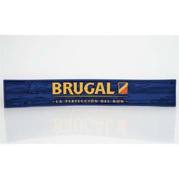 1x Brugal Rum Barmatte blau/gold 60 x 9 x 1
