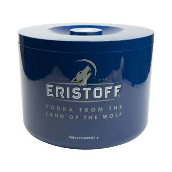 1x Eristoff Vodka Kühler 10l Eisbox blau