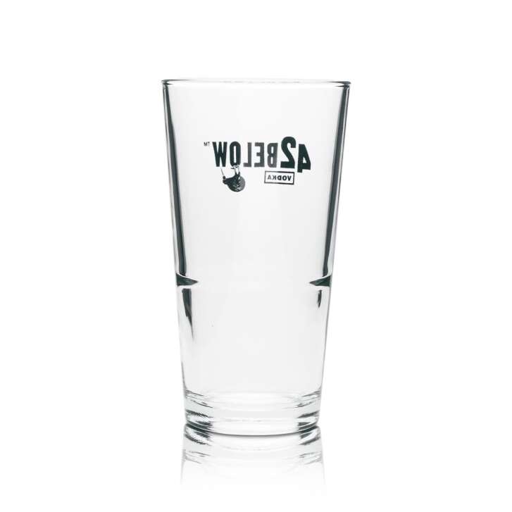 6x 42Below Vodka Glas Longdrink stapelbar