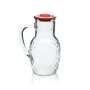 Granini Karaffe Kanne Glas 1,5l Kontur Relief Deckel Saft Wasser Getränke Gastro