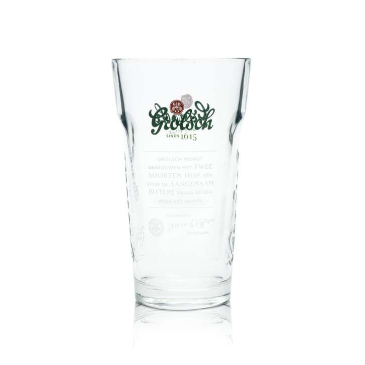 6x Grolsch Bierglas 0,25l Craft Glass Stapelbar Gläser Set Brauerei Niederlande