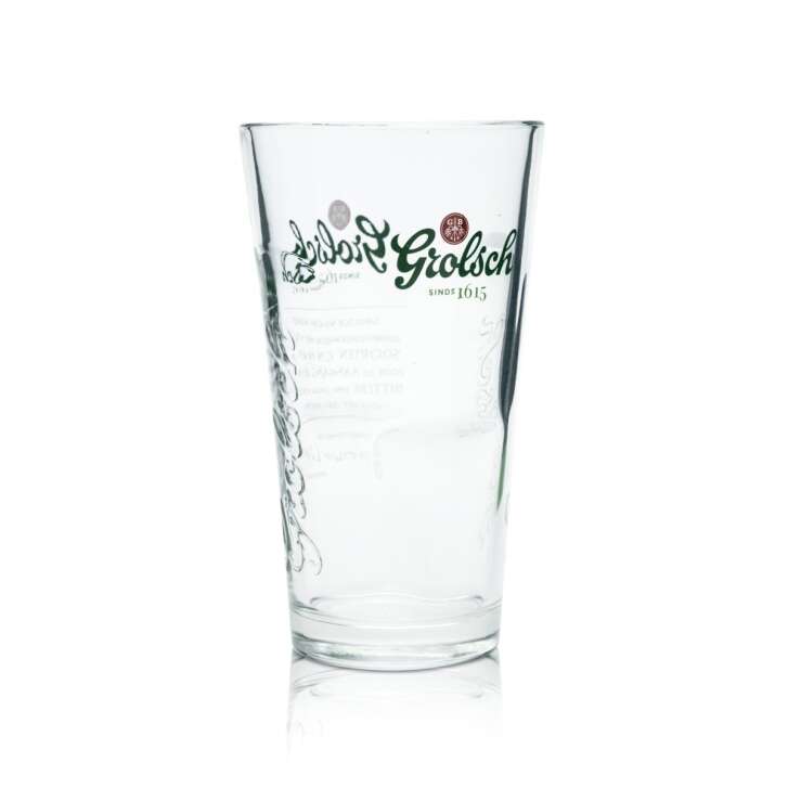 6x Grolsch Bierglas 0,25l Craft Glass Stapelbar Gläser Set Brauerei Niederlande