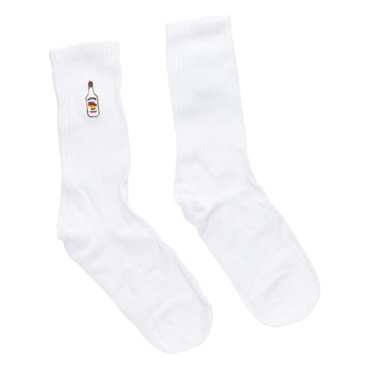 Malibu Socken Strümpfe Baumwolle Flasche Größe 38-45 Unisex Tennissocken Crew